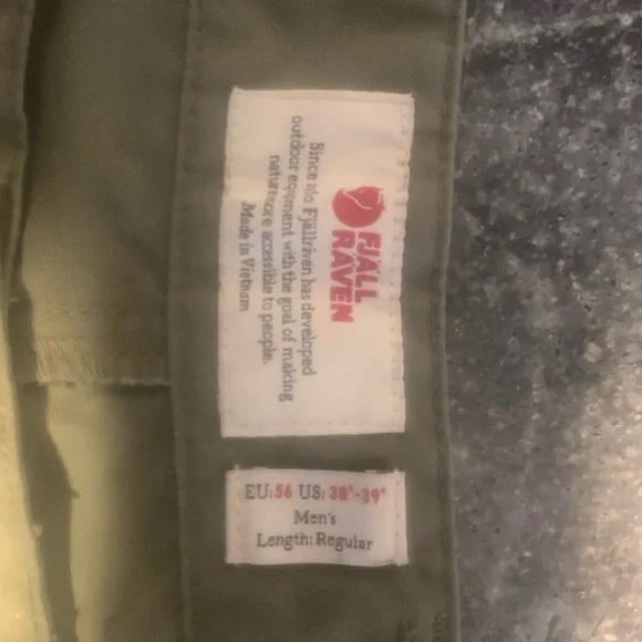 Fjallraven vidda pro trousers mens regular - Picture 6 of 8